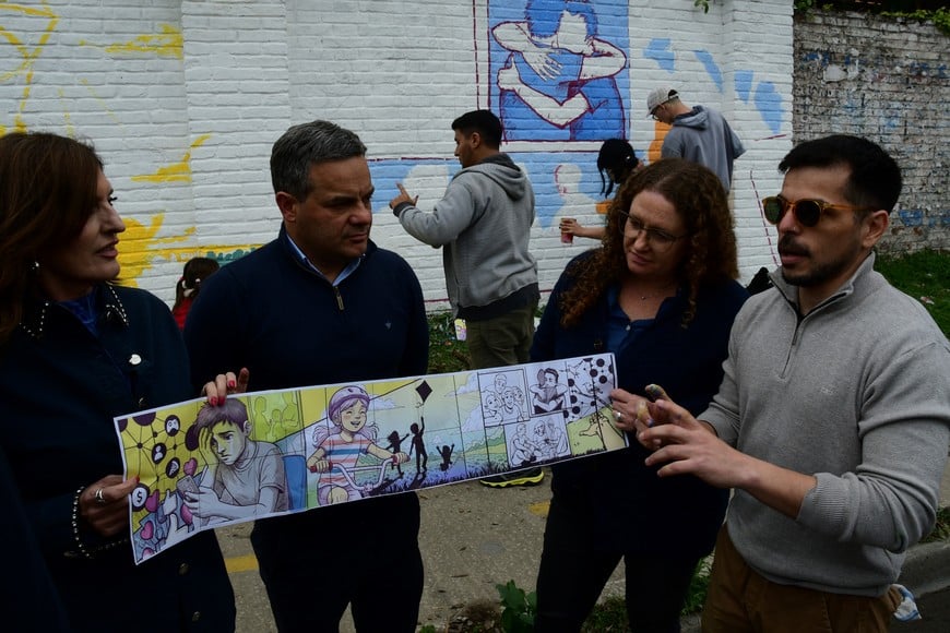 Así quedará el mural una vez que esté concluido. Crédito: Luis Cetraro