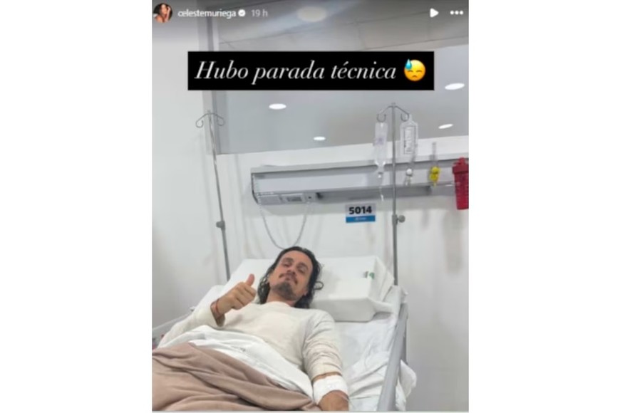 Celeste Muriega, compartió en sus historias de Instagram una imagen preocupante