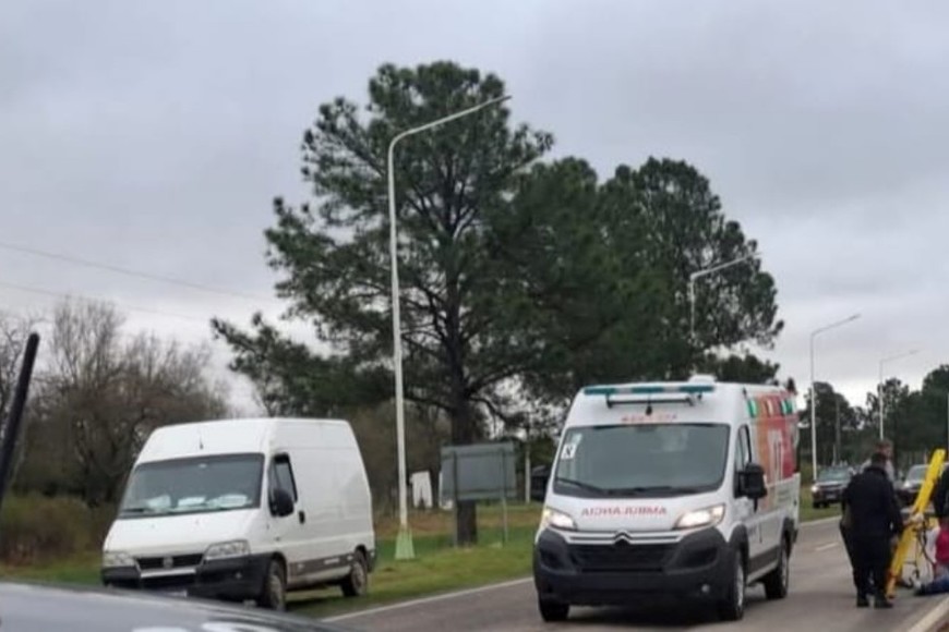 El conductor fue identificado y quedó en libertad, aunque imputado por "lesiones graves culposas en accidente de tránsito".