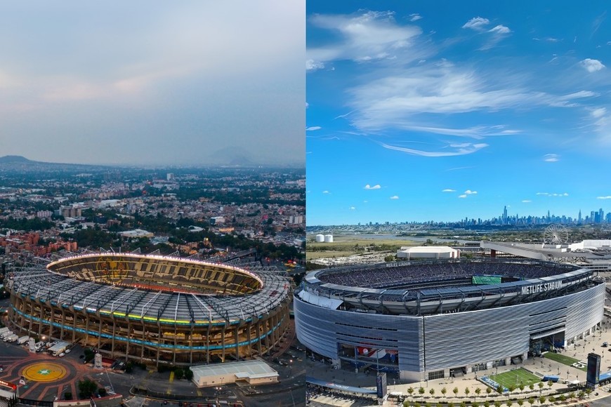 El Mundial 2026 comenzará en el Estadio Azteca y terminará en el MetLife Stadium. Foto: El Litoral