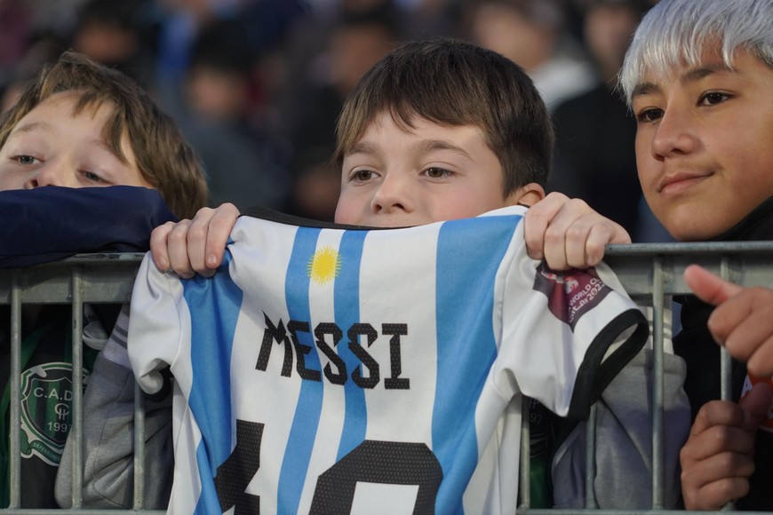 Todo el color del partido entre Argentina y Venezuela por eliminatorias
