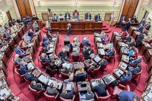 La votación de este miércoles en la Convención Reformadora. Crédito: Gobierno de la provincia de Santa Fe