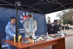 Los vehículos cuentan con gazebos, luces de escena, heladera portátil y contenedores para residuos patológicos.