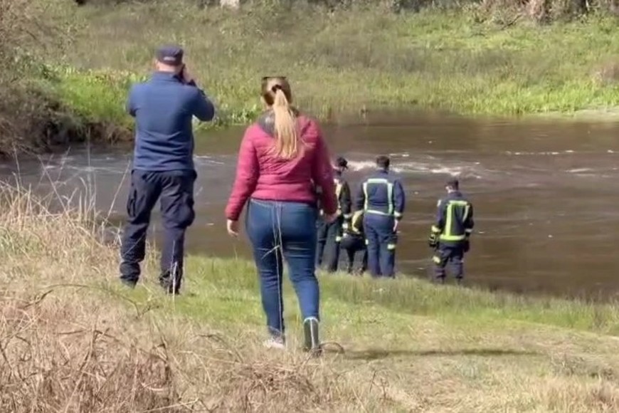 Los cuerpos fueron encontrados en el arroyo Don Esteban.