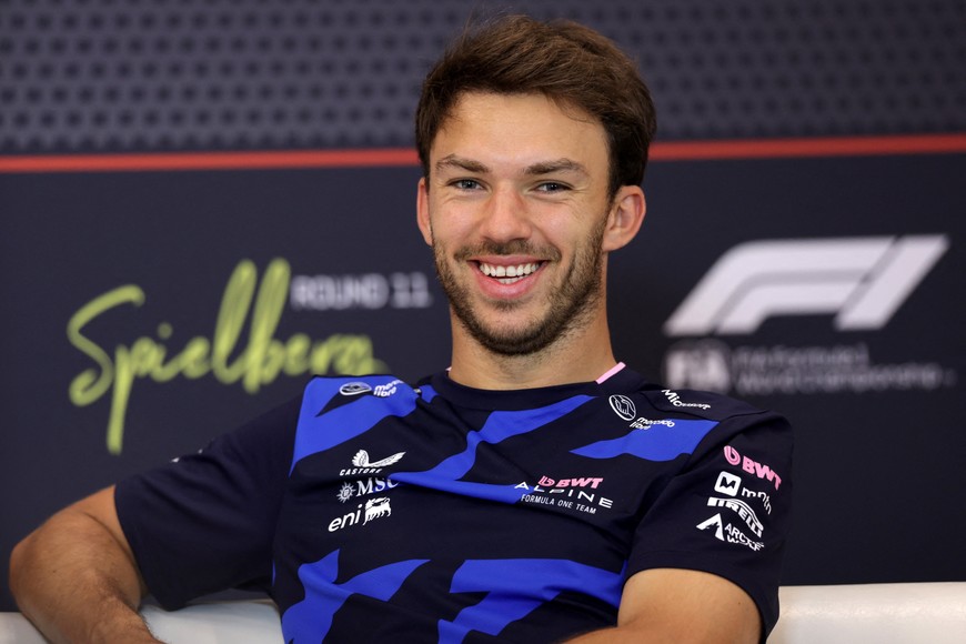 Formula One F1 - Austrian Grand Prix - Red Bull Ring, Spielberg, Austria - June 26, 2025
Alpine's Pierre Gasly during the press conferencei ahead of the Austrian Grand Prix REUTERS/Gintare Karpaviciute