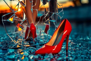 "Fue entonces cuando pronunció la acusación, desnuda y precisa: el ruido de los zapatos. Los zapatos altos (...)". Gentileza