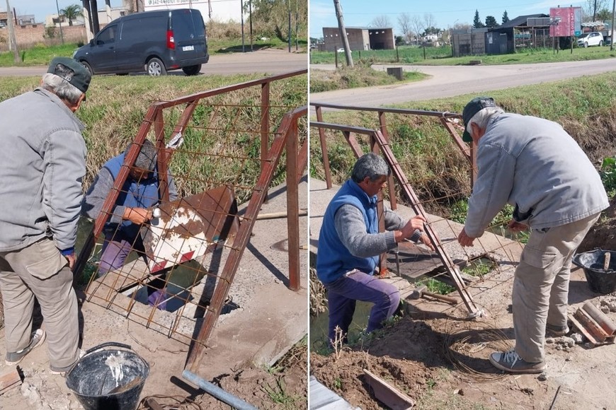 Detalle de los daños estructurales que presentaba el puente antes de la intervención.