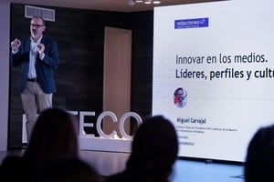 Miguel Carvajal Prieto disertó este miércoles en Córdoba. Crédito: Telecom