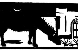 "Matungo" xilografía de Juan Grela. Foto: Archivo El Litoral