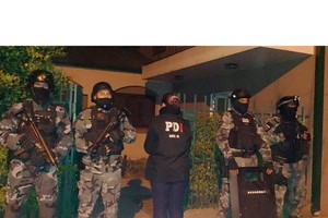 Los allanamientos se realizaron sin incidentes. Foto: El Litoral
