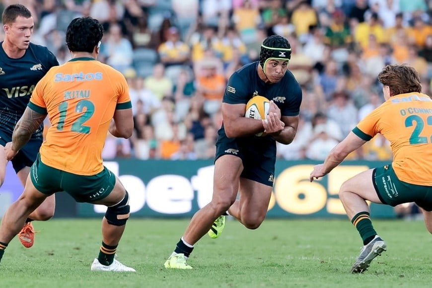 Los Pumas mostraron gran intensidad durante los primeros 40 minutos del partido. Crédito: Gentileza.