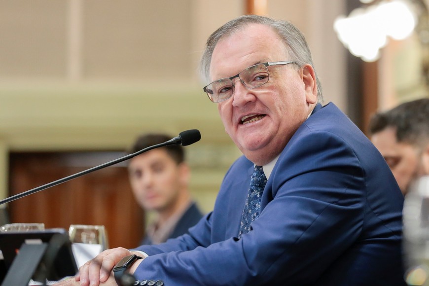 El convencional Felipe Michlig. Crédito: Gobierno de la Provincia de Santa Fe