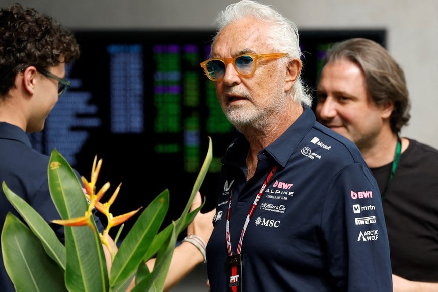 Formula One F1 - Miami Grand Prix - Miami International Autodrome, Miami, Florida, United States - May 2, 2025
Alpine executive advisor Flavio Briatore ahead of practice REUTERS/Marco Bello