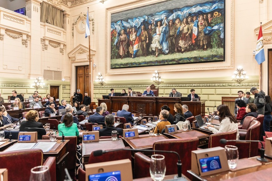 Convención Reformadora durante la sesión que modificó artículos vinculados a la educación en Santa Fe.