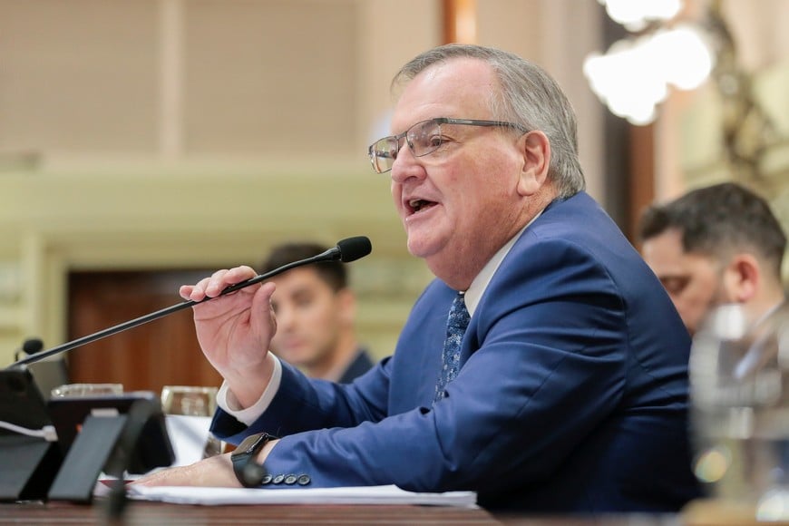 El convencional Felipe Michlig. Crédito: Gobierno de la Provincia de Santa Fe