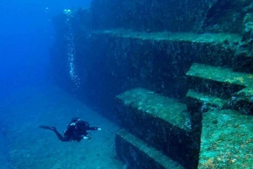 Una pirámide de 27 metros sumergida en las costas de Japón. Foto:Japan National Tourism Organization