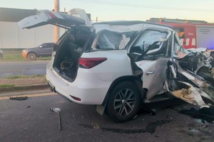 Moroni remarcó que el uso de los cinturones de seguridad fue determinante para que el desenlace no fuera aún más dramático.