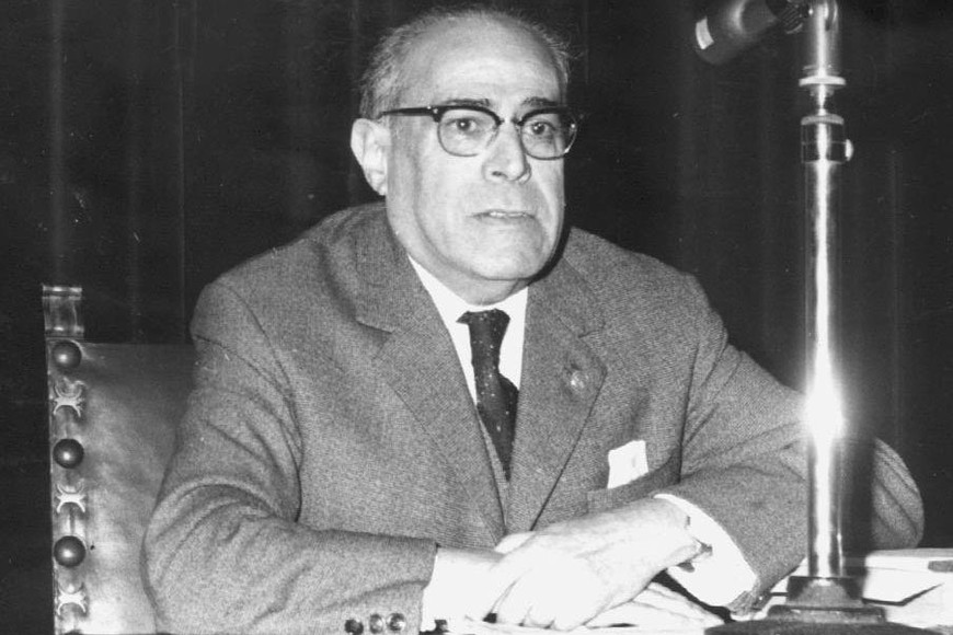 El doctor Josué Gollan (h) en imagen del año 1962. Archivo El Litoral