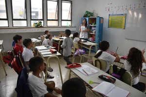 “Cada familia podrá elegir el tipo de educación para sus hijos”, destacó Goity. Crédito: Flavio Raina