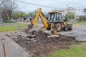 Avanza el plan de bacheo de Avellaneda: Foto: Gentileza