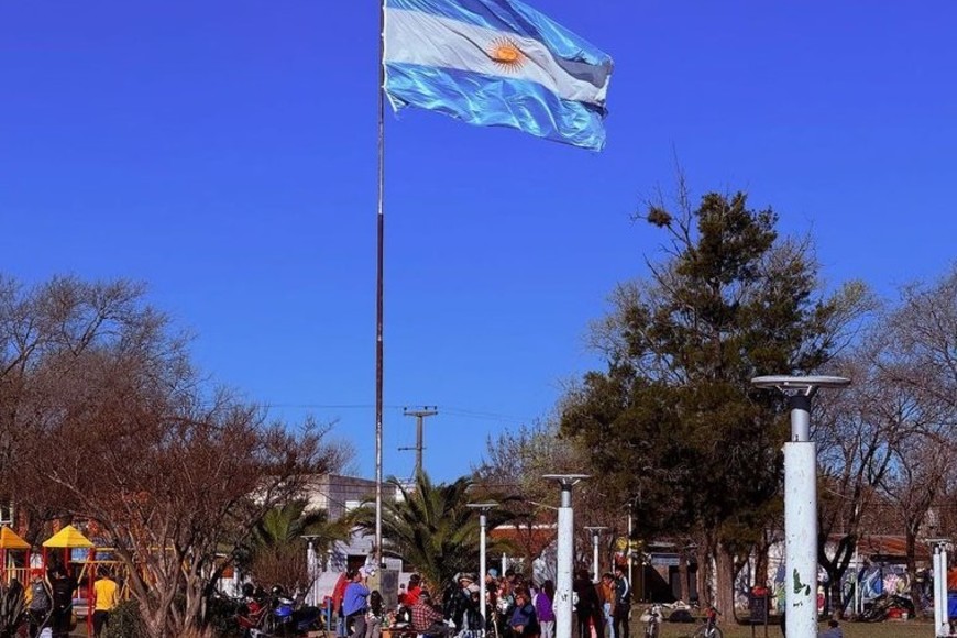 Los vecinos compartieron una tarde especial tras el desastre y en medio de la reconstrucción. Foto: Comuna de María Teresa