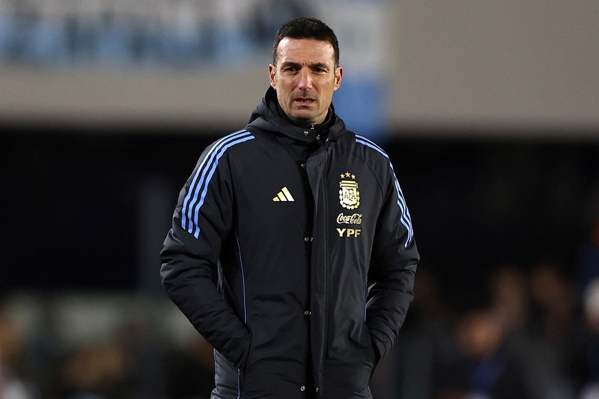 Lionel Scaloni, seleccionador de Argentina. Crédito: REUTERS/Agustin Marcarian