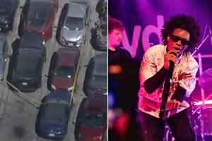 El depósito de autos de Hollywood donde la policía encontró un cuerpo.