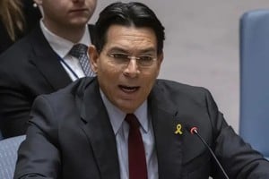 Danny Danon, diplomático israelí que se desempeña como embajador de Israel ante las Naciones Unidas. Defendió el ataque en Qatar pese a las críticas recibidas. Yuki Iwamura/DPA