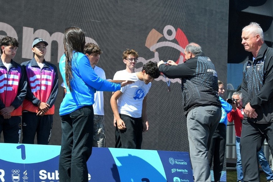 La Laguna Setúbal volvió a ser el epicentro de competencias de alto rendimiento. Foto: Guillermo Di Salvatore
