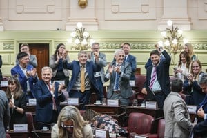 Pullaro celebrando | Unidos celebra | Reforma | Convencion | Constitucional | Constituyente. Foto: Gentileza