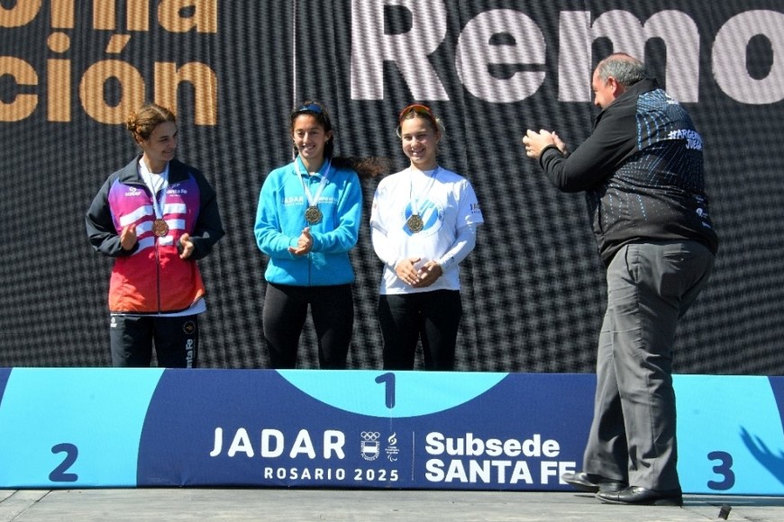Poletti dialogó con El Litoral durante la segunda jornada de los Jadar 2025. Foto: Guillermo Di Salvatore