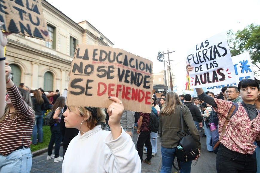 Se anunció una nueva marcha universitaria, para el día que el Congreso trate el veto. Crédito: Archivo / Manuel Fabatía