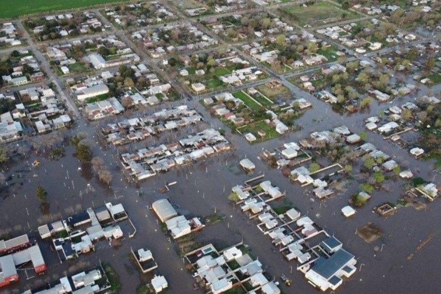 La localidad se recupera de una de las peores inundaciones de su historia.