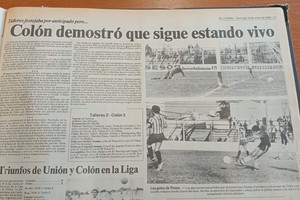 Cobertura de El Litoral de la última victoria en cancha de Talleres.