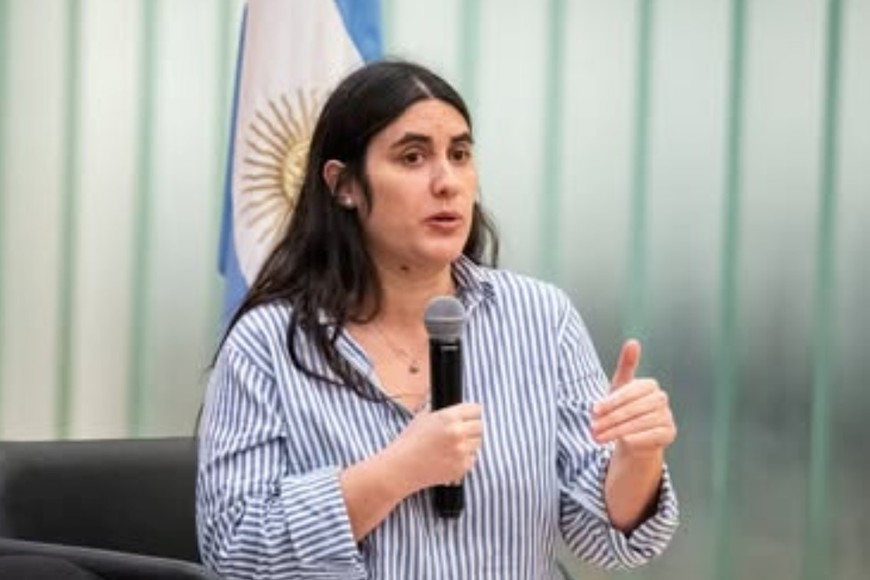 Luz Landívar, Directora Nacional Electoral, perteneciente al Ministerio de Interior.