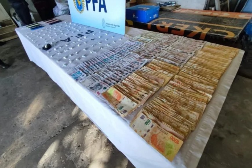 Una mujer mayor de edad quedó detenida. Foto: Gentileza