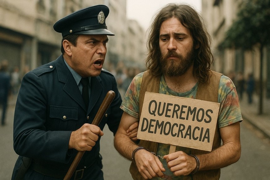 Los panfletos públicos eran una afrenta contra la moral. Imagen creada con IA.