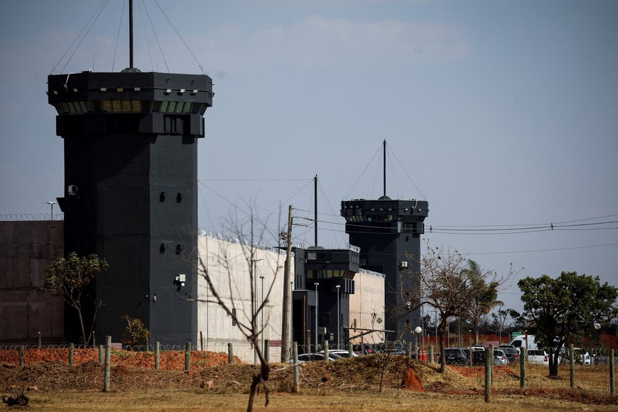 Papuda prison complex, one of the potential sites of incarceration of former Brazil's President Jair Bolsonaro, after he was convicted by a Supreme Court majority of plotting a coup to remain in power after losing the 2022 election, in Brasilia, Brazil, September 12, 2025. REUTERS/Adriano Machado