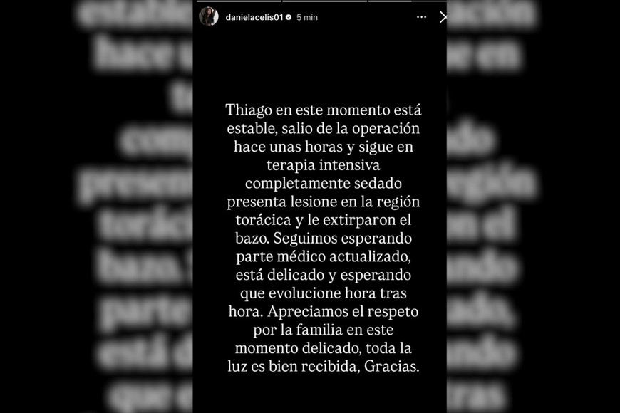 Preocupa la salud de Thiago de GH.