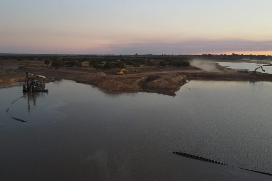 Obra de la nueva costanera de San Javier.