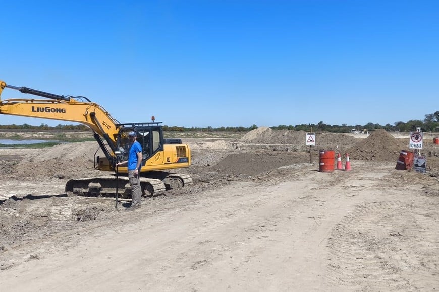 Obra de la nueva costanera de San Javier.