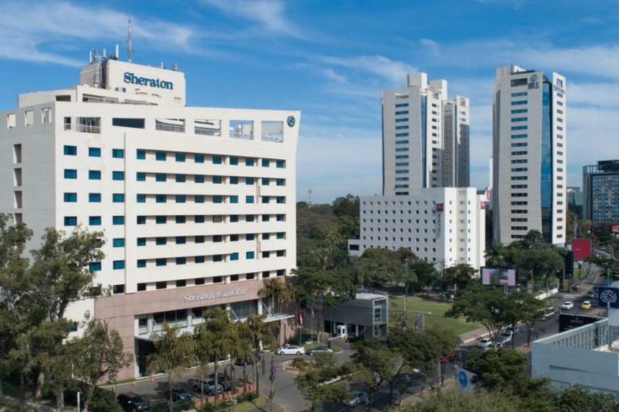 El Sheraton Asunción Hotel que albergará el evento.