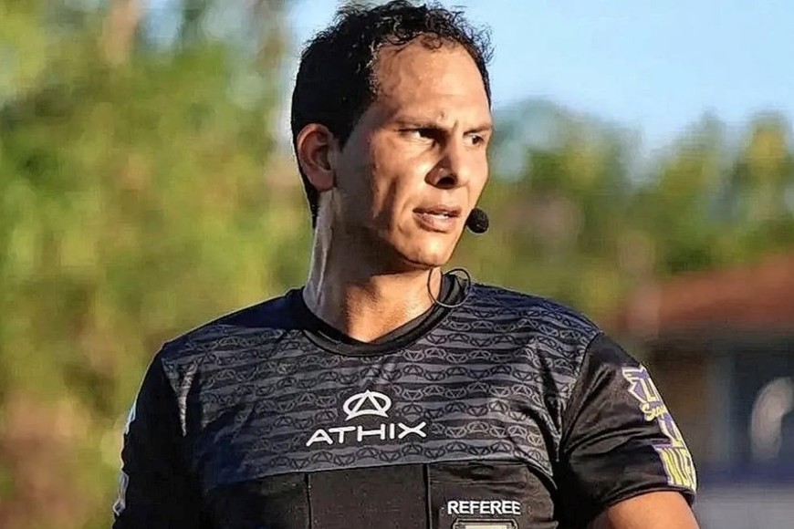 Gonzalo Pereira, árbitro AFA. Foto: Gentileza