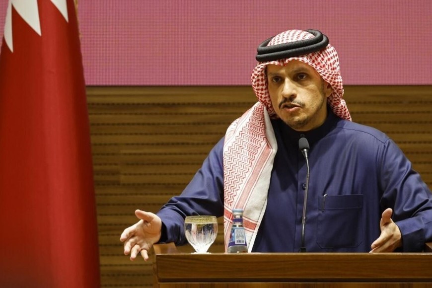 Mohammed bin Abdulrahman Al Thani, primer ministro y ministro de Relaciones Exteriores de Qatar. Qatari Foreign Ministry/UPI/DW