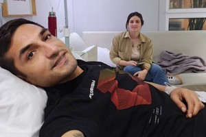 El intendente Soperez durante su internación, en una fotografía que publicó en su perfil en la red social Instagram.

IG Andrés Soperez.