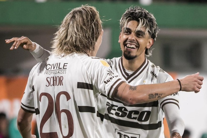 El festejo de Platense tras un importante triunfo. Crédito: Prensa Platense