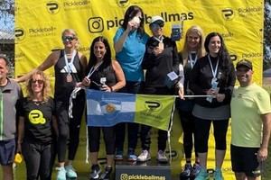 Los cuatro representantes santafesinos que lograron la clasificación al Mundial de Pickleball 2025.