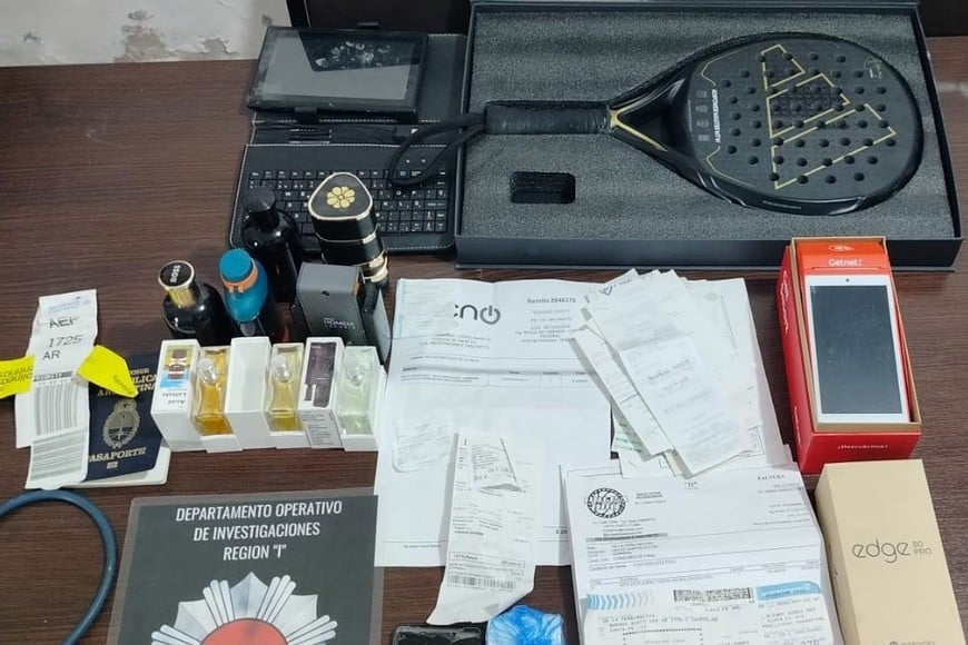 Algunos de los elementos incautados. Foto: El Litoral