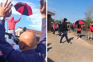 Se vivieron minutos de tensión en el predio sabalero.