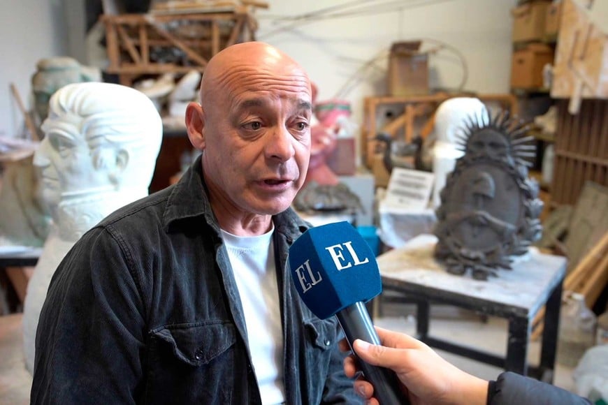 Gómez, explicó parte de sus trabajos a El Litoral. Foto: Fernando Nicola